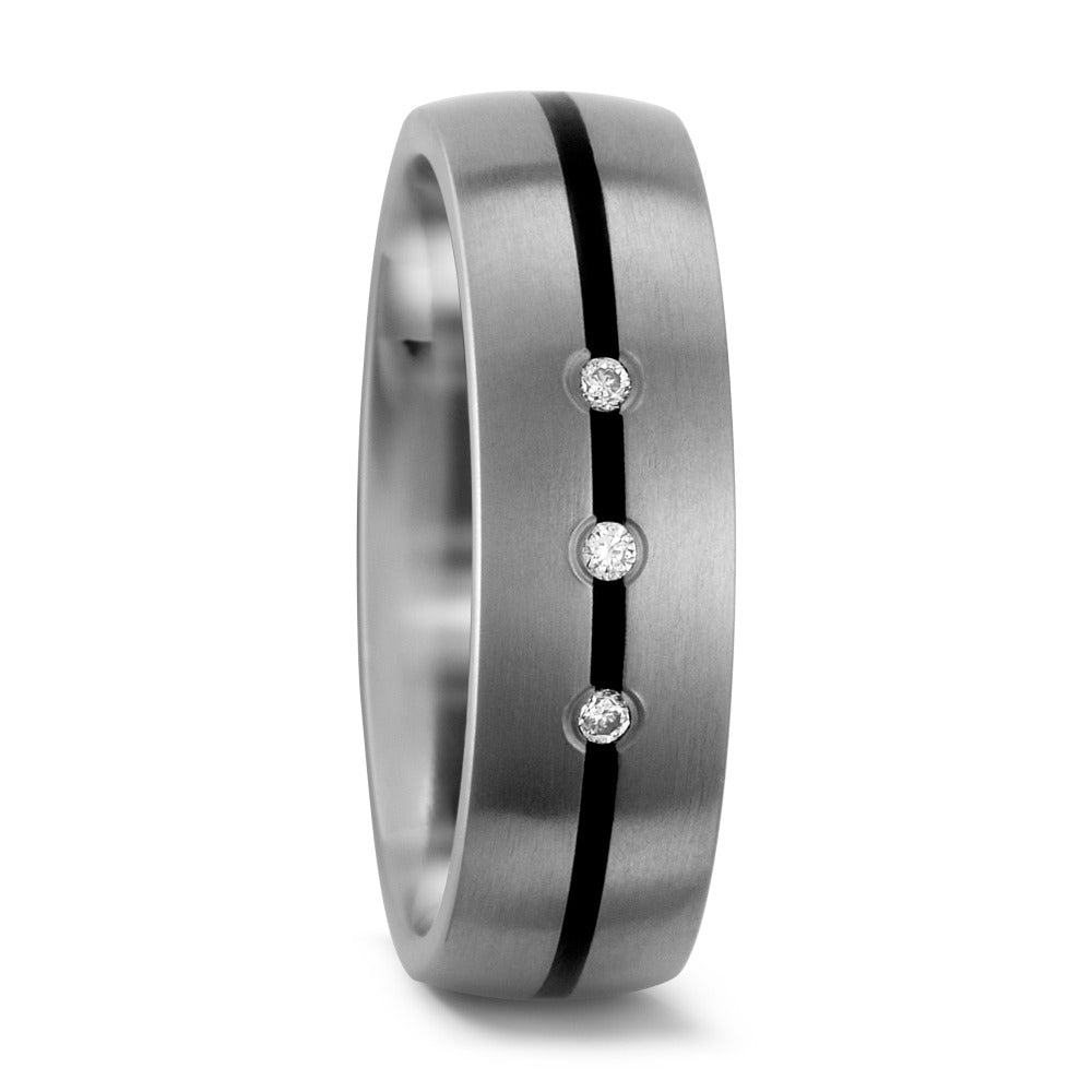 Alliance Titane, Céramique Diamant blanc, ct, Pierres, w-si