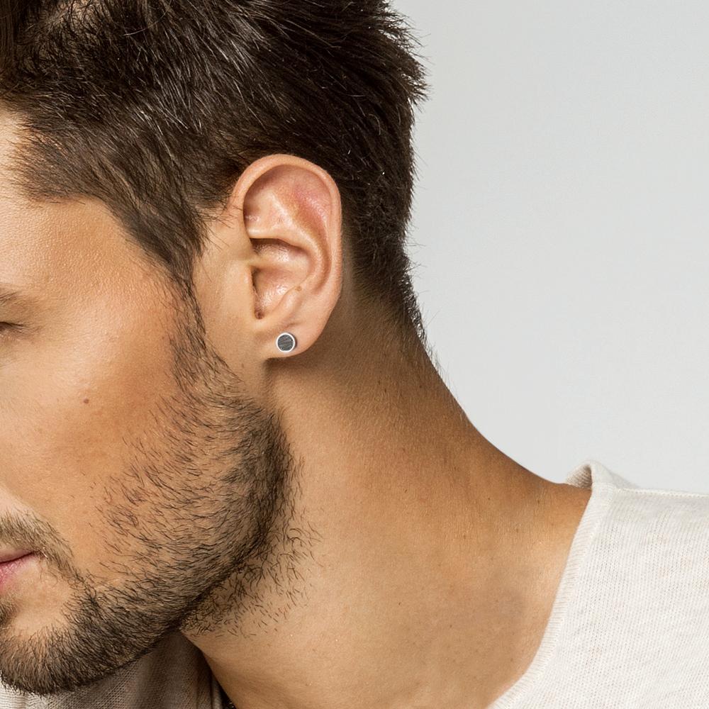 Clous d'oreille 1 pièce Acier inoxydable