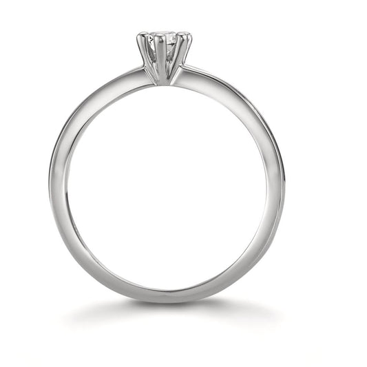 Bague solitaire Platine 950 Diamant 0.15 ct, w-si