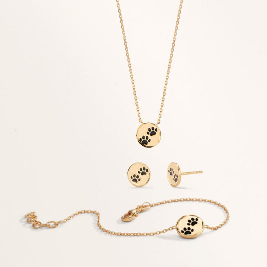 Collier Bronze Laqué Patte 35-37 cm