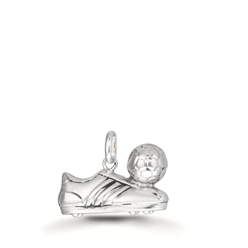Pendentif Argent Patinée Football