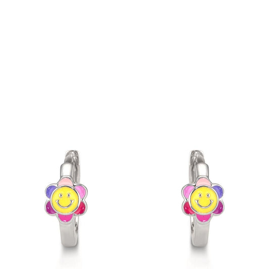 Créoles à charnières Argent Rhodié