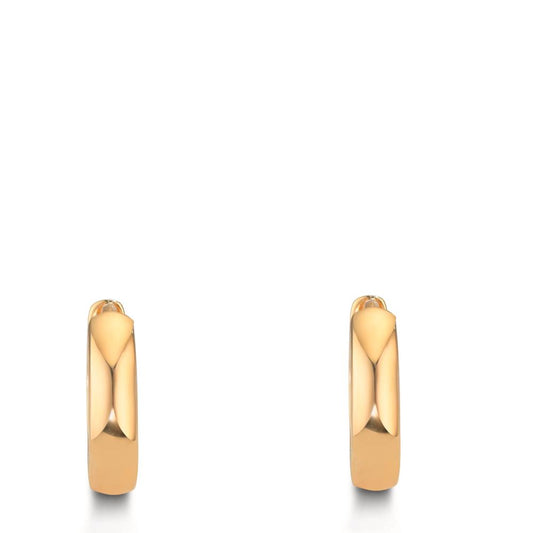 Créoles à charnières Argent jaune Plaqué or