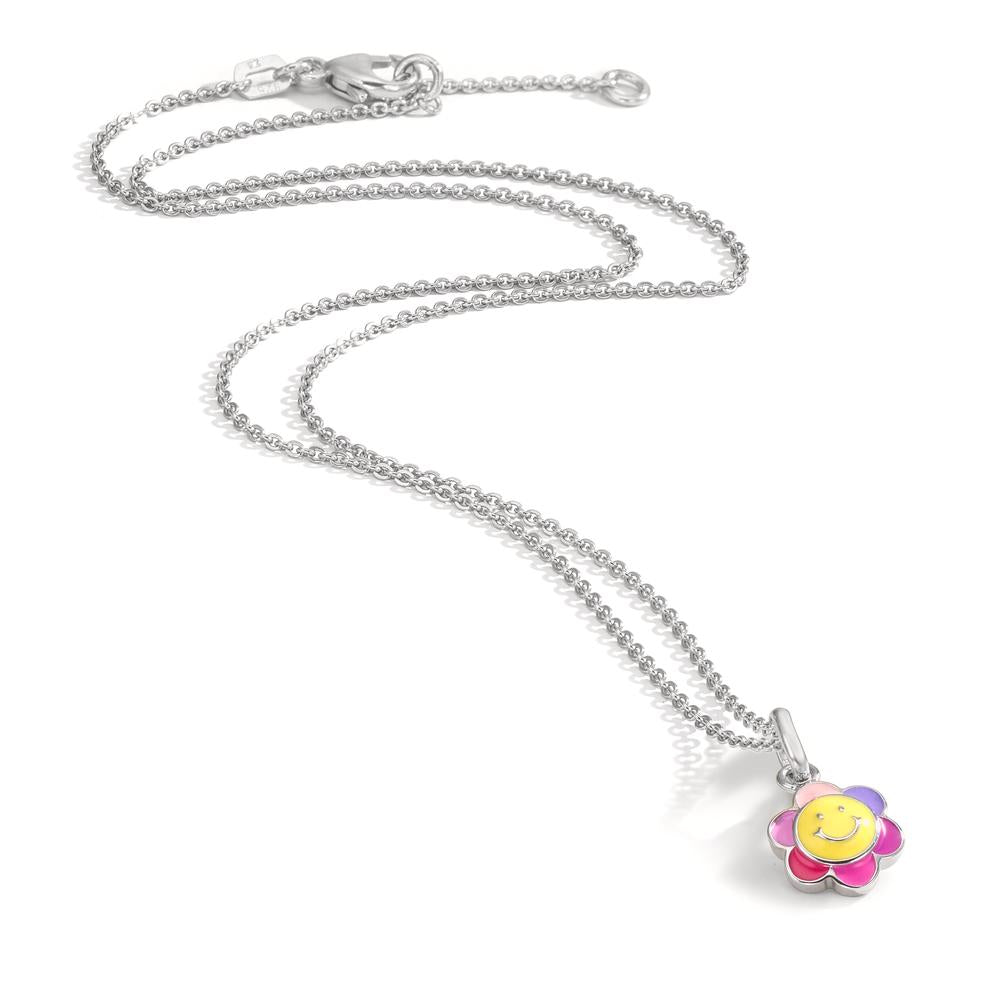 Chaînette avec pendentif Argent Rhodié 36 cm