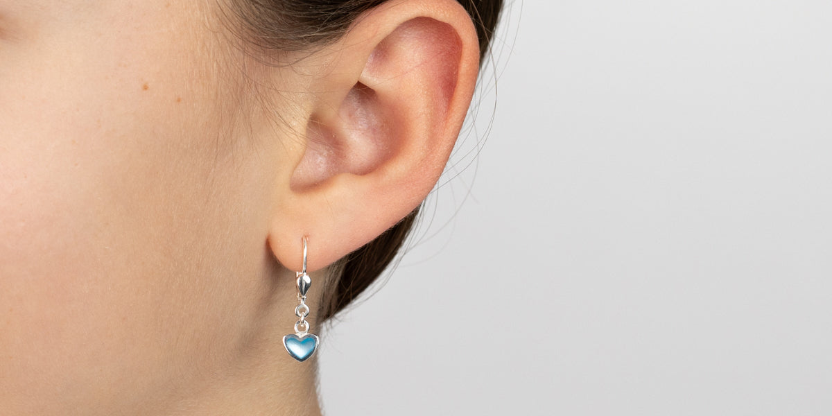 Boucles d'oreilles ballerine rose en argent | Boucles enfant Boucles d'oreilles ballerine rose en argent | Boucles enfant