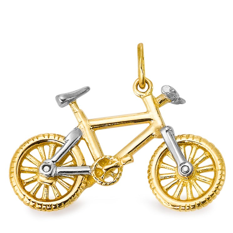 Pendentif Or jaune 750/18 K Vélo Cross