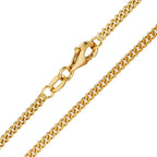 Chaînette forçat Or jaune 18K