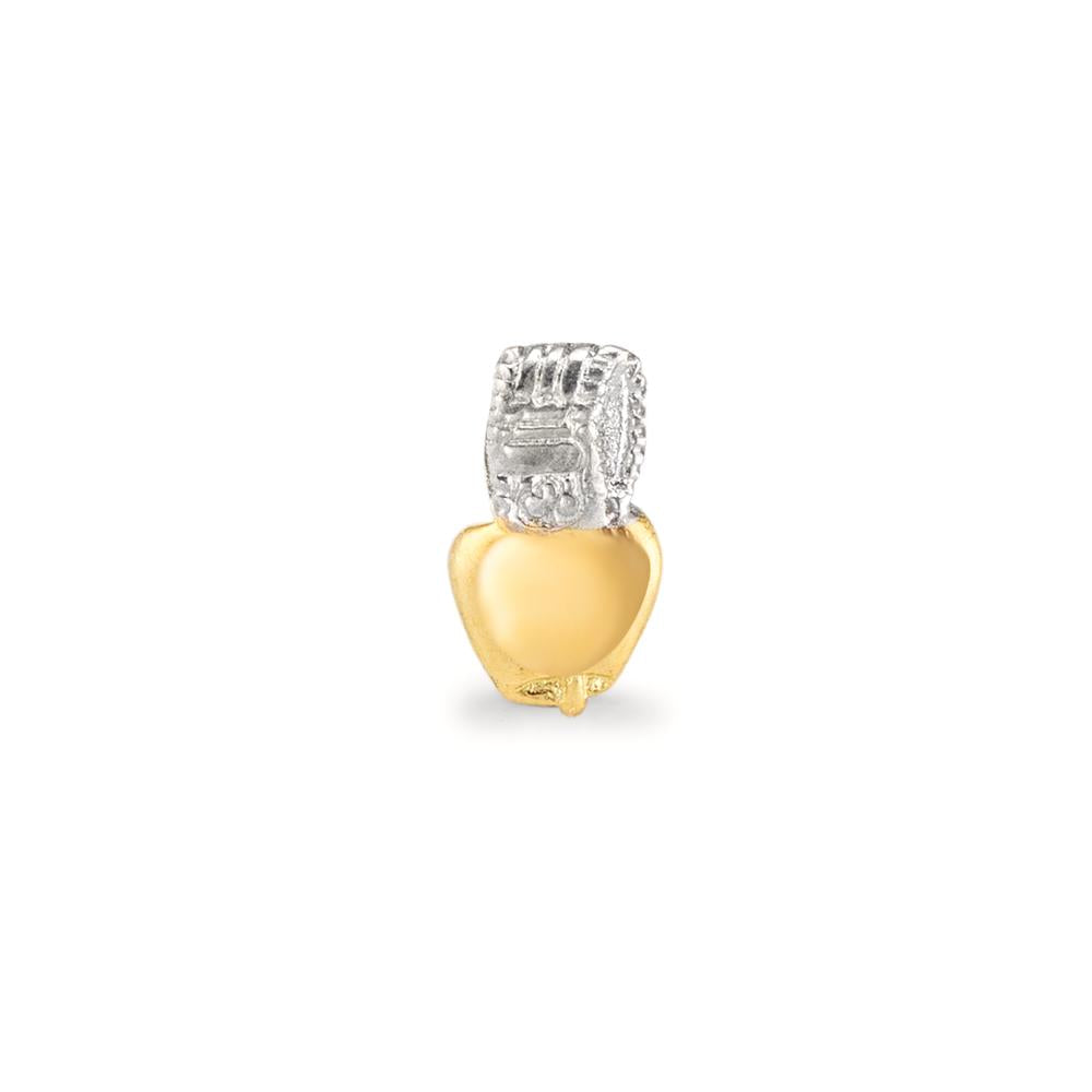 Clous d'oreille à l'unité Or jaune 18K Vache
