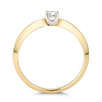 Bague en or avec diamant