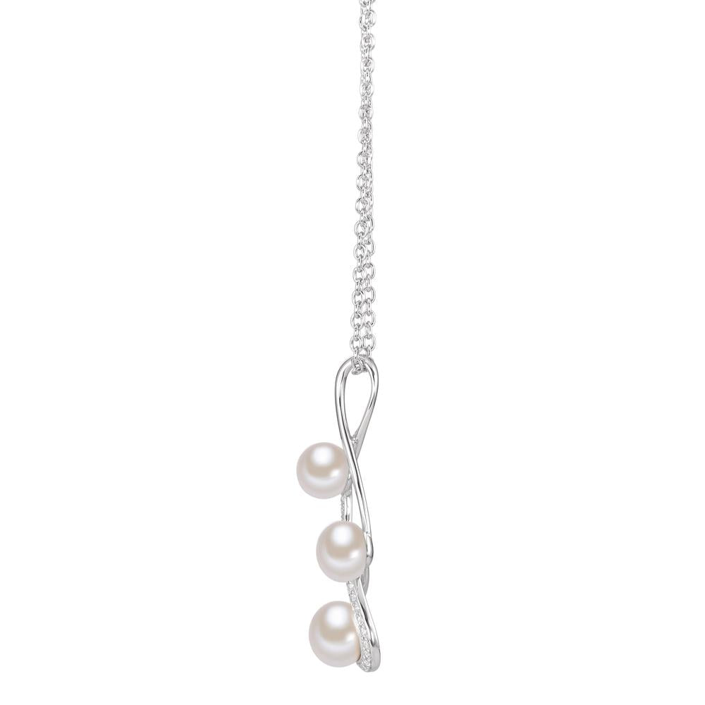 Collier 925 avec perles, 45 cm