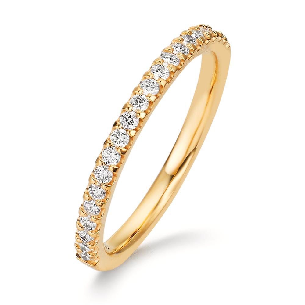 Bague or 750 et diamants