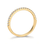 Bague or 750 et diamants