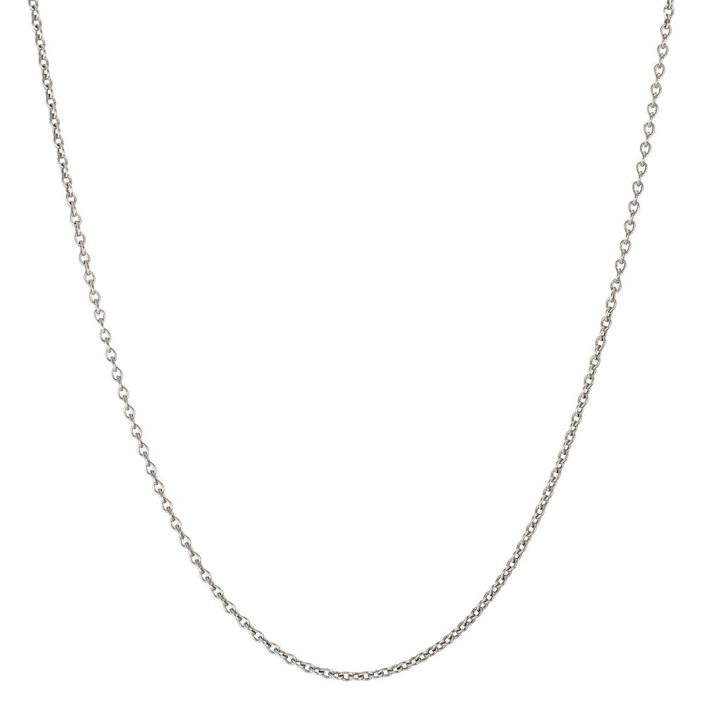 Chaînette Or blanc 750/18 ct., maille forçat