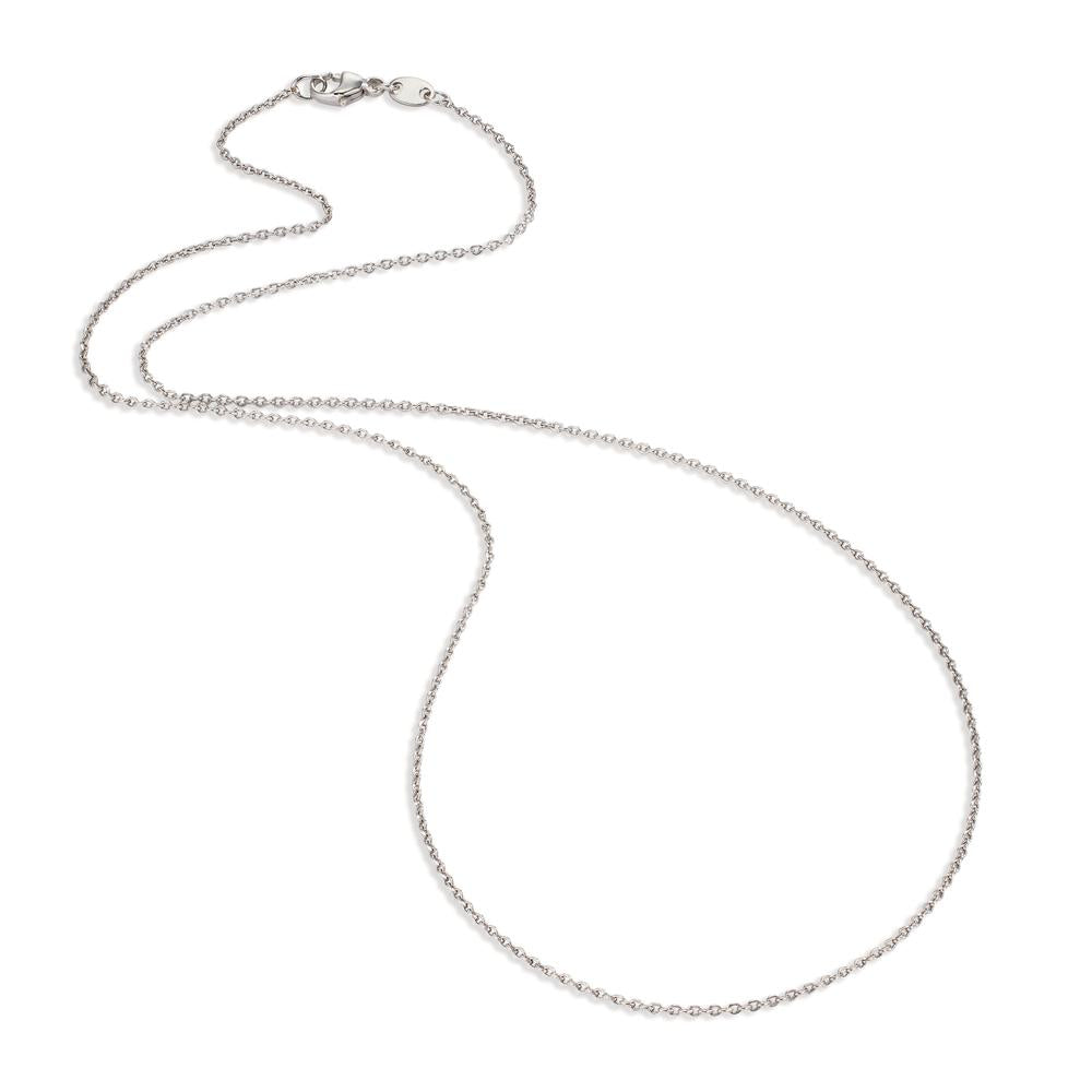 Chaînette Or blanc 750/18 ct., maille forçat