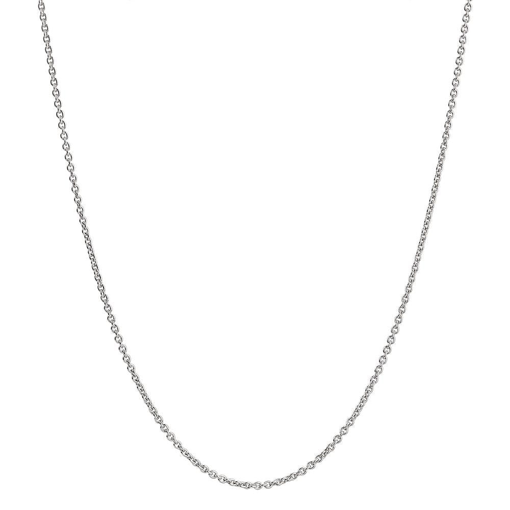 Chaînette Or blanc 750/18 ct., maille forçat