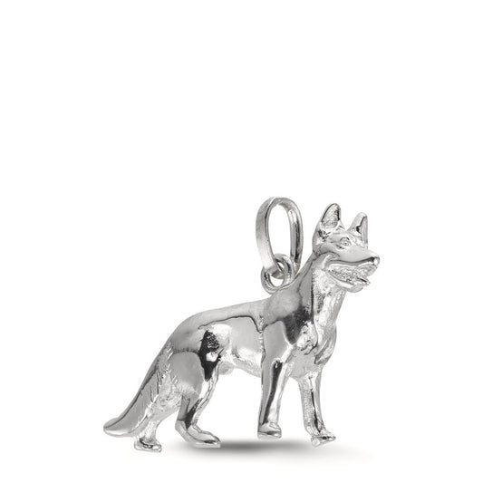 Pendentif Argent Rhodié Chien