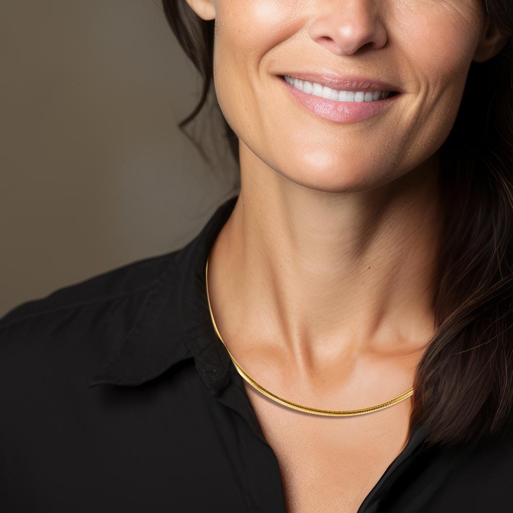 Collier Or jaune 18K 42 cm