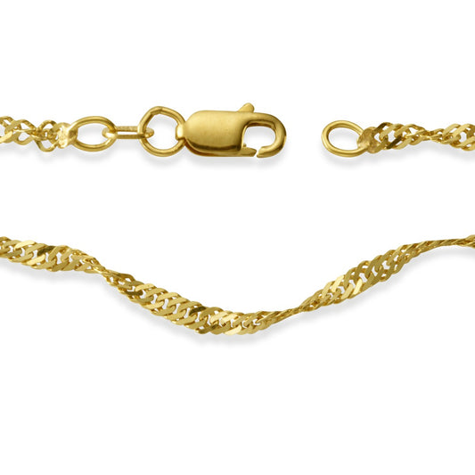 Bracelet Or jaune 750/18 K 19 cm