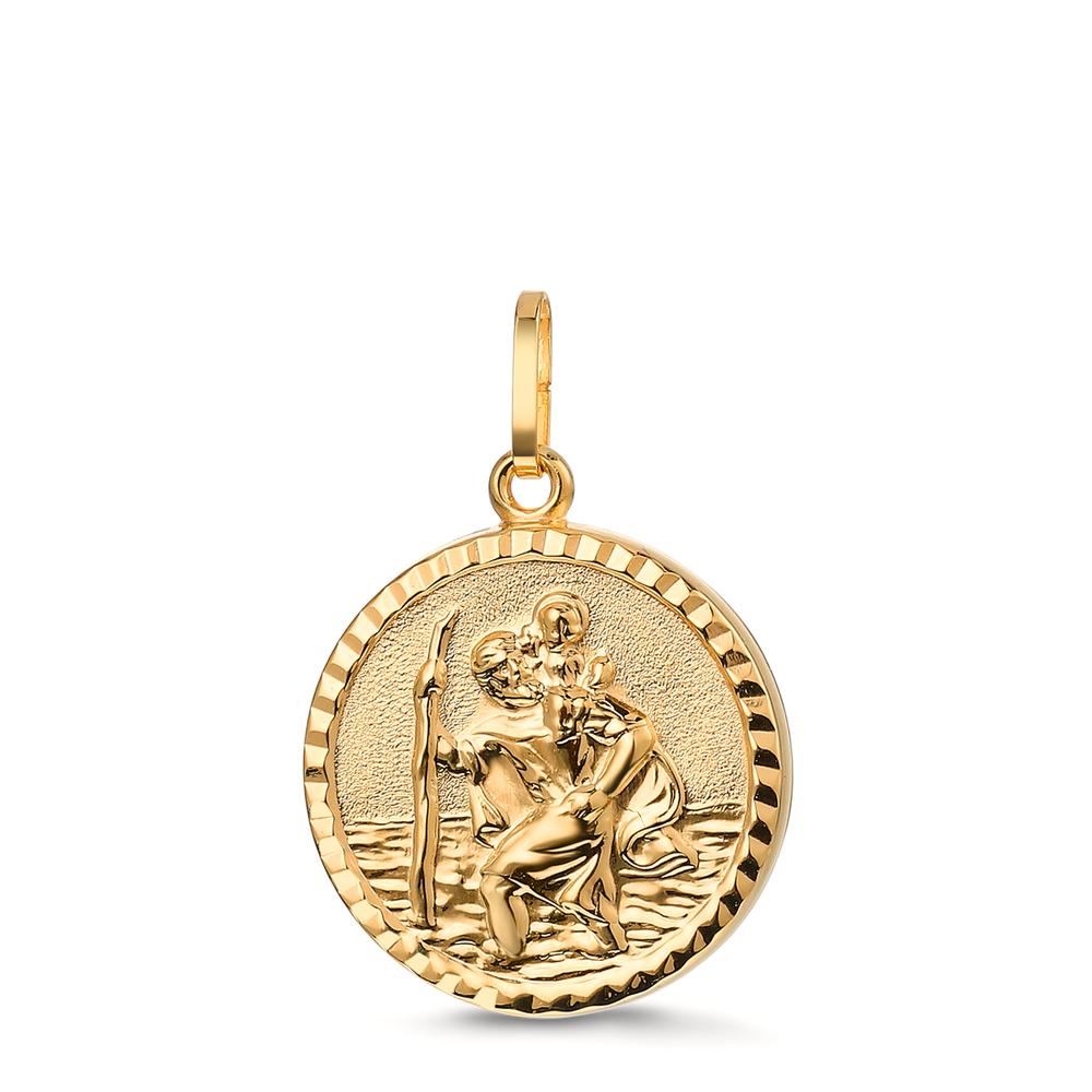 Pendentif Or jaune 18K Ø16 mm