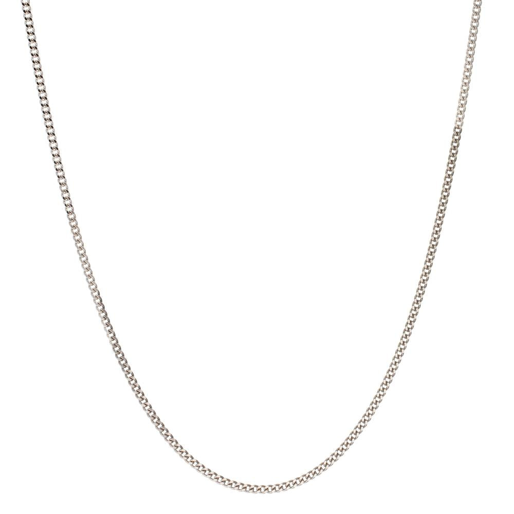 Chaînette forçat Or blanc 18K