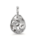 Pendentif Or blanc 18K Diamant 0.30 ct, 62 Pierres, w-si
