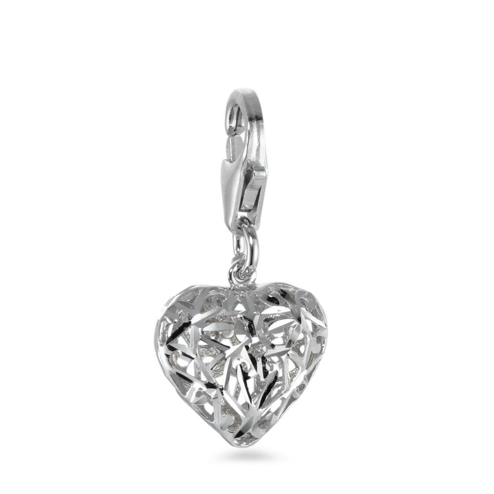 Charms Argent Coeur