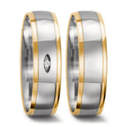 Alliance Or blanc 18K, Or jaune 18K