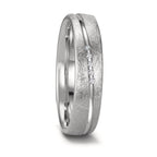 Alliance Or blanc 18K Diamant 0.025 ct, 5 Pierres, tw-si