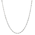 Chaînette Or blanc 18K