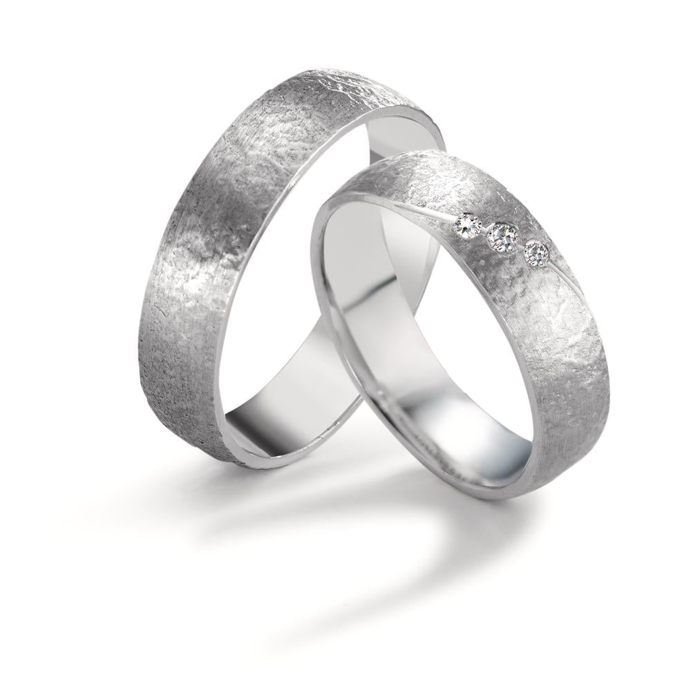 Alliance Or blanc 18K