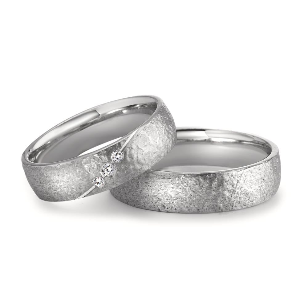 Alliance Or blanc 18K