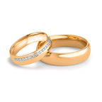 Alliance Or rose 18K