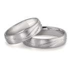 Alliance Or blanc 18K