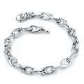 Bracelet Or blanc 18K Ø6 mm