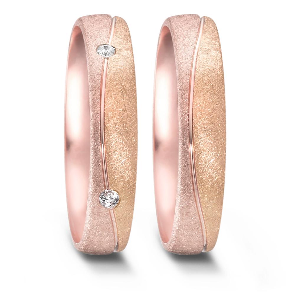 Alliance Or rose 14K, Or rouge 14K