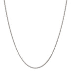 Chaînette Or blanc 18K