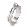 Bague Or blanc 18K Diamant blanc, 0.14 ct, 33 Pierres, brillant, w-si