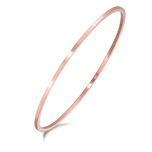 Bracelet rigide Acier inoxydable rosé PVD Ø68 mm