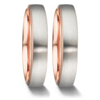Alliance Or rouge 18K, Or blanc 18K