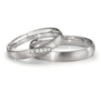 Alliance Or blanc 18K