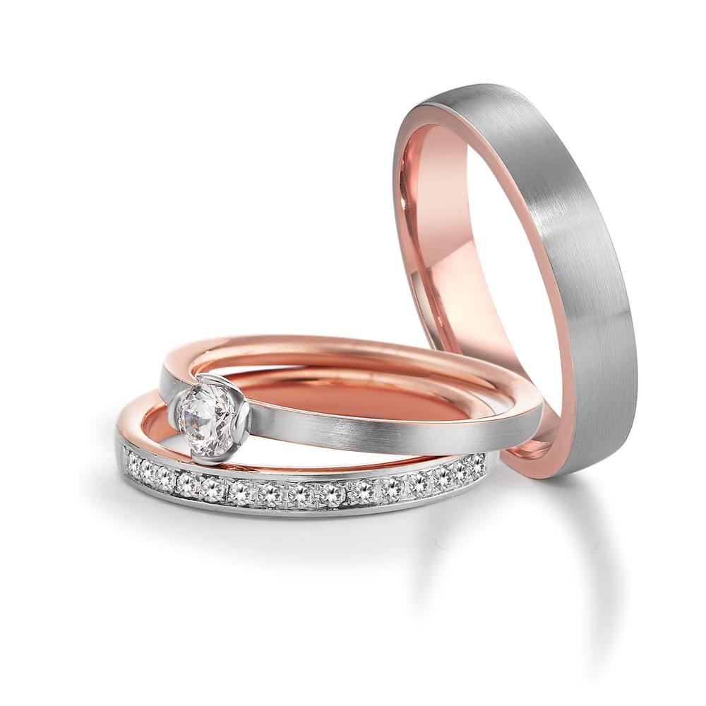 Alliance Or rouge 18K, Or blanc 18K