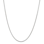 Chaînette Or blanc 18K