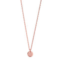 Collier Argent rosé Plaqué or 40-45 cm