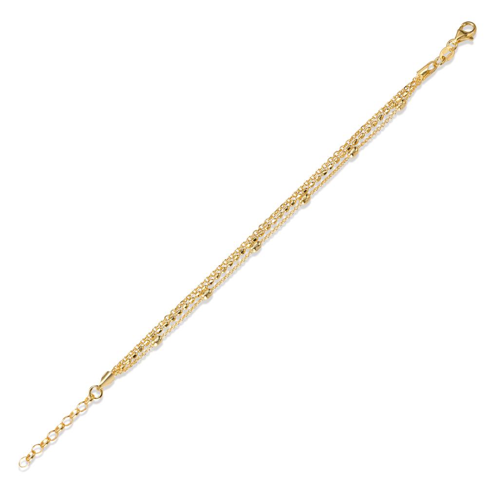 Bracelet Argent jaune Plaqué or 16-19 cm
