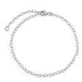 Bracelet Argent Rhodié Coeur
