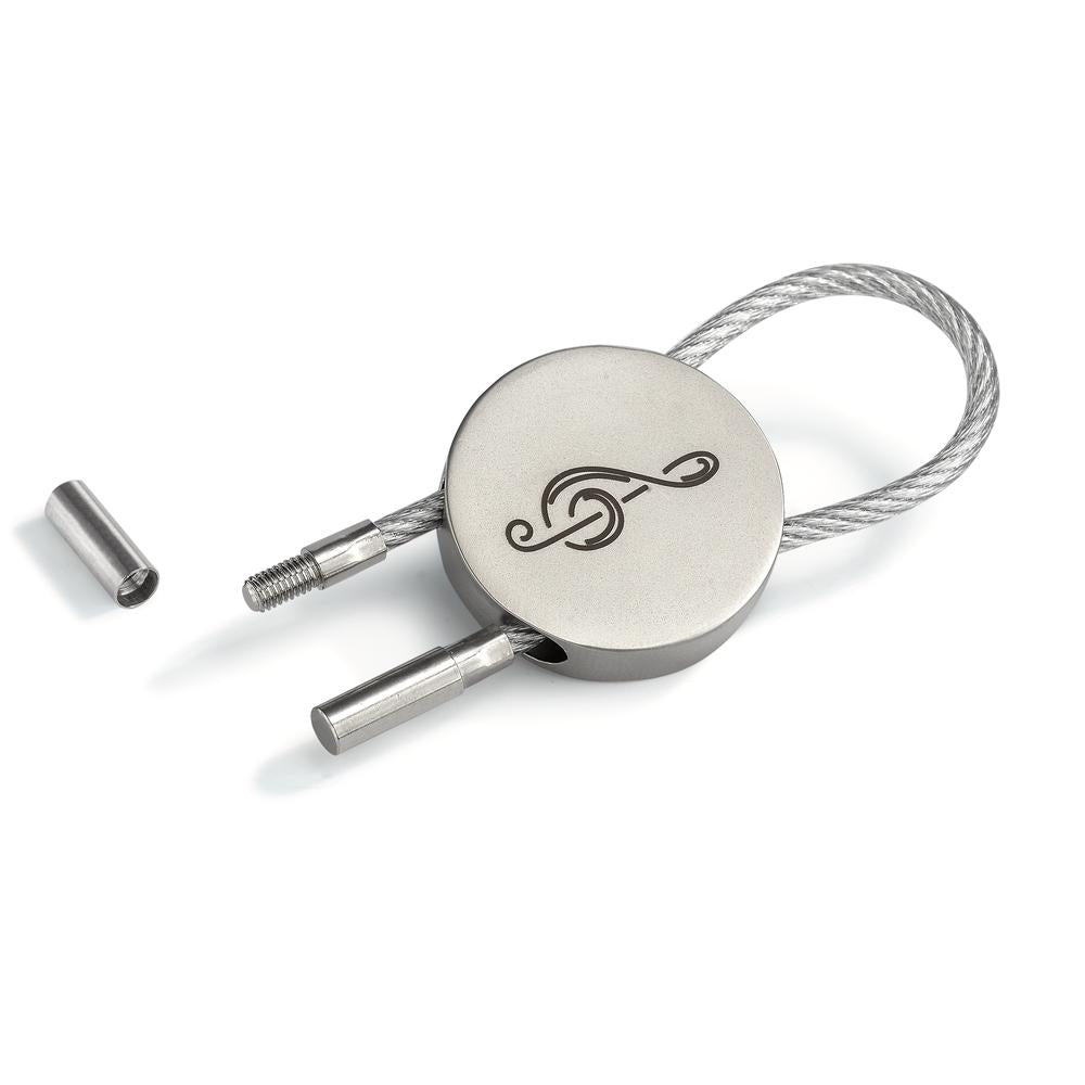 Porte-clés Métal Clef musicale 60 cm Ø25 mm