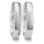 Alliance Or blanc 18K