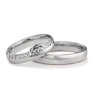 Alliance Or blanc 18K