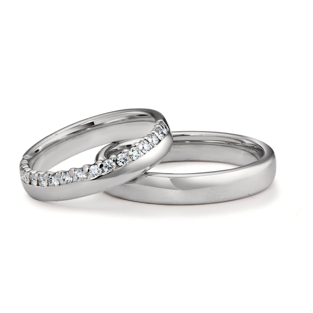 Alliance Or blanc 18K