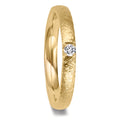 Alliance Or jaune 18K Diamant 0.09 ct, w-vsi